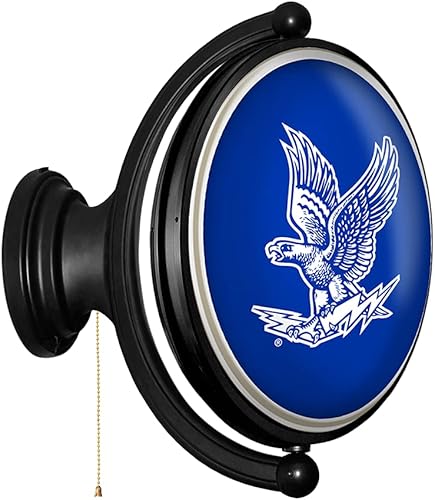 Miniatura 10 de The Fan-Brand Notre Dame Fighting Irish - Letrero de pared iluminado ovalado giratorio con diseño de mascota, letrero de bar del equipo hogar,