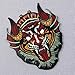 Chinese Monster Lion Mask Patch Embroidered Applique Iron On Sew On Emblem