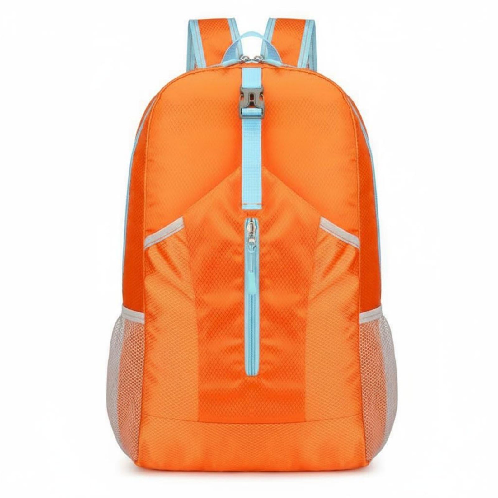 ATORSE Foldable Backpack Ultralight Packable Travel Backpack Water Repellent Daypack for Women, Men, Orange Red-image-7
