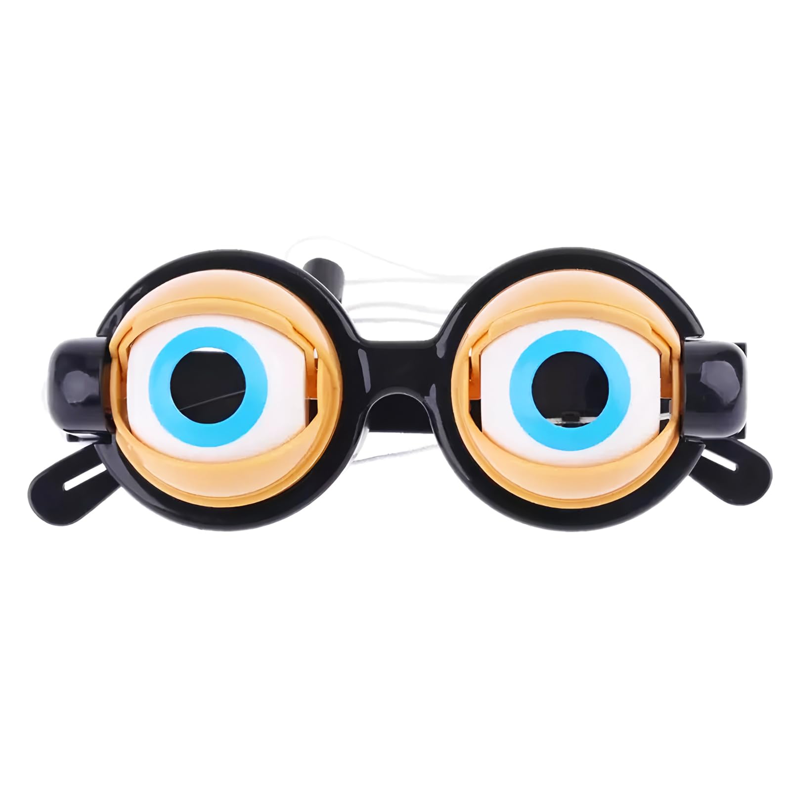 HIXNUG Funny Glasses Crazy Blinking Winking Eye Glasses Party Glasses Joke Glasses for Halloween Adults