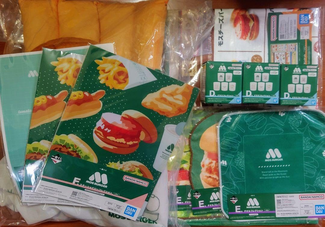モスバーガー1番くじ　A.B.C賞セット モスバーガー1番くじA.B.C賞セット