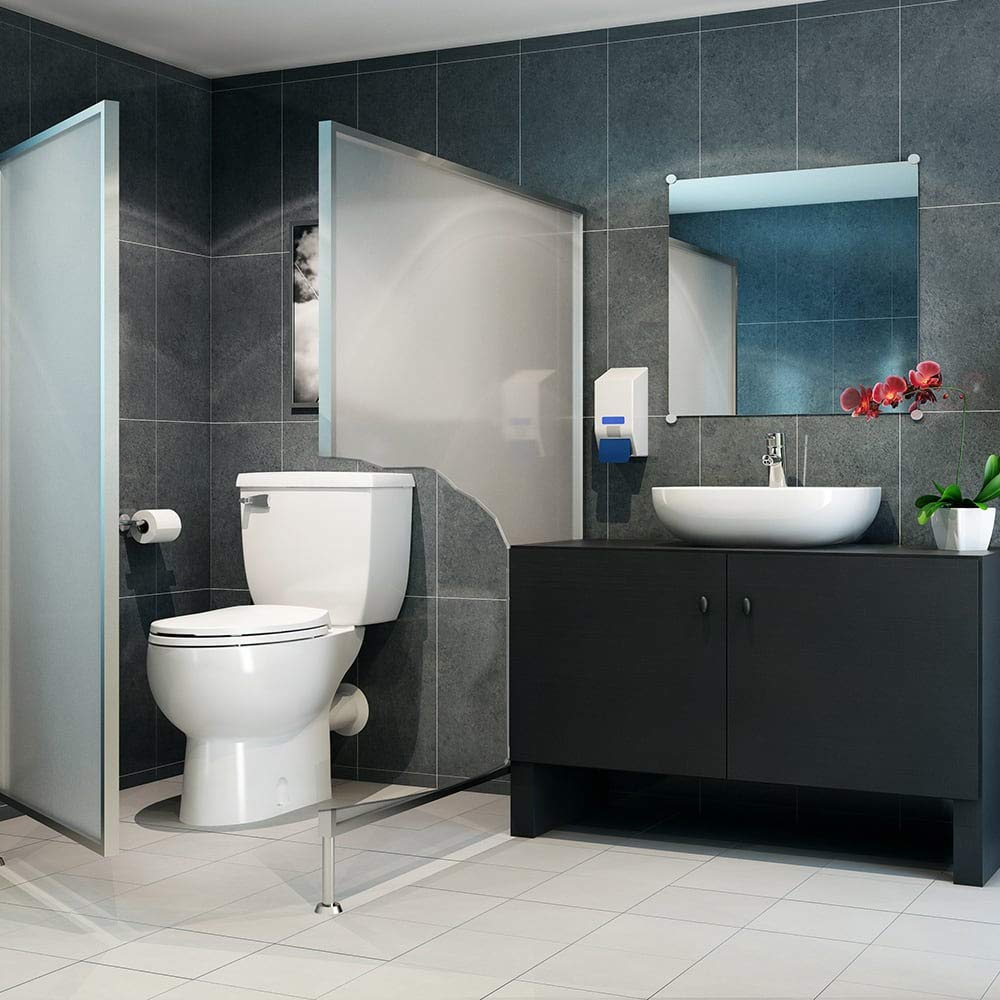 Vintage Tub & Bath Toro Elongated Two-Piece Corner Toilet
