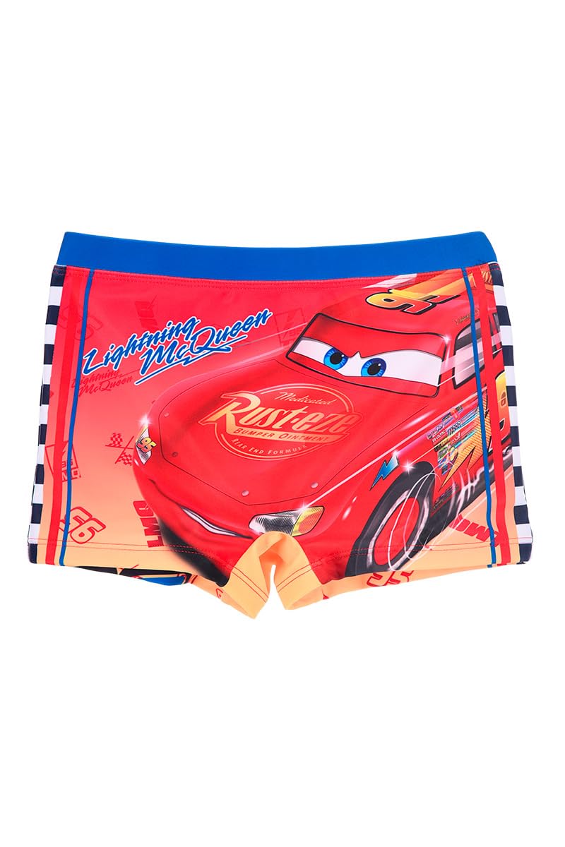 Disney Pixar Cars Boys' Swimming Shorts, Swim Shorts for Children, Sizes 3 to 6 Years