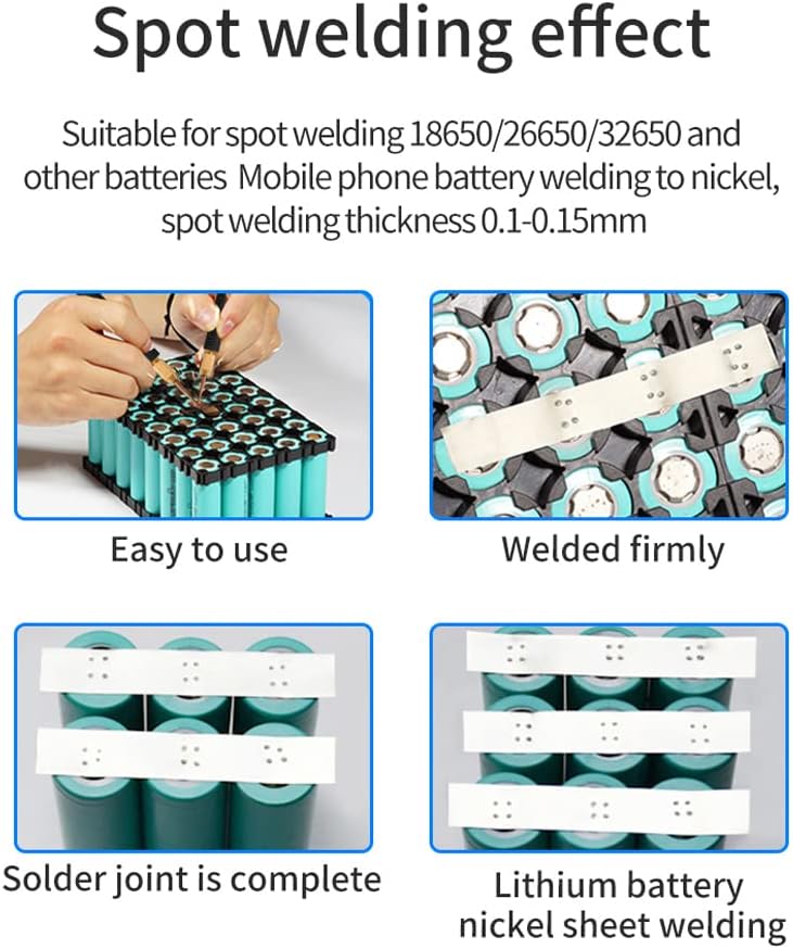 A Closer Look at the Spot Welding of Lithium-Ion Batteries