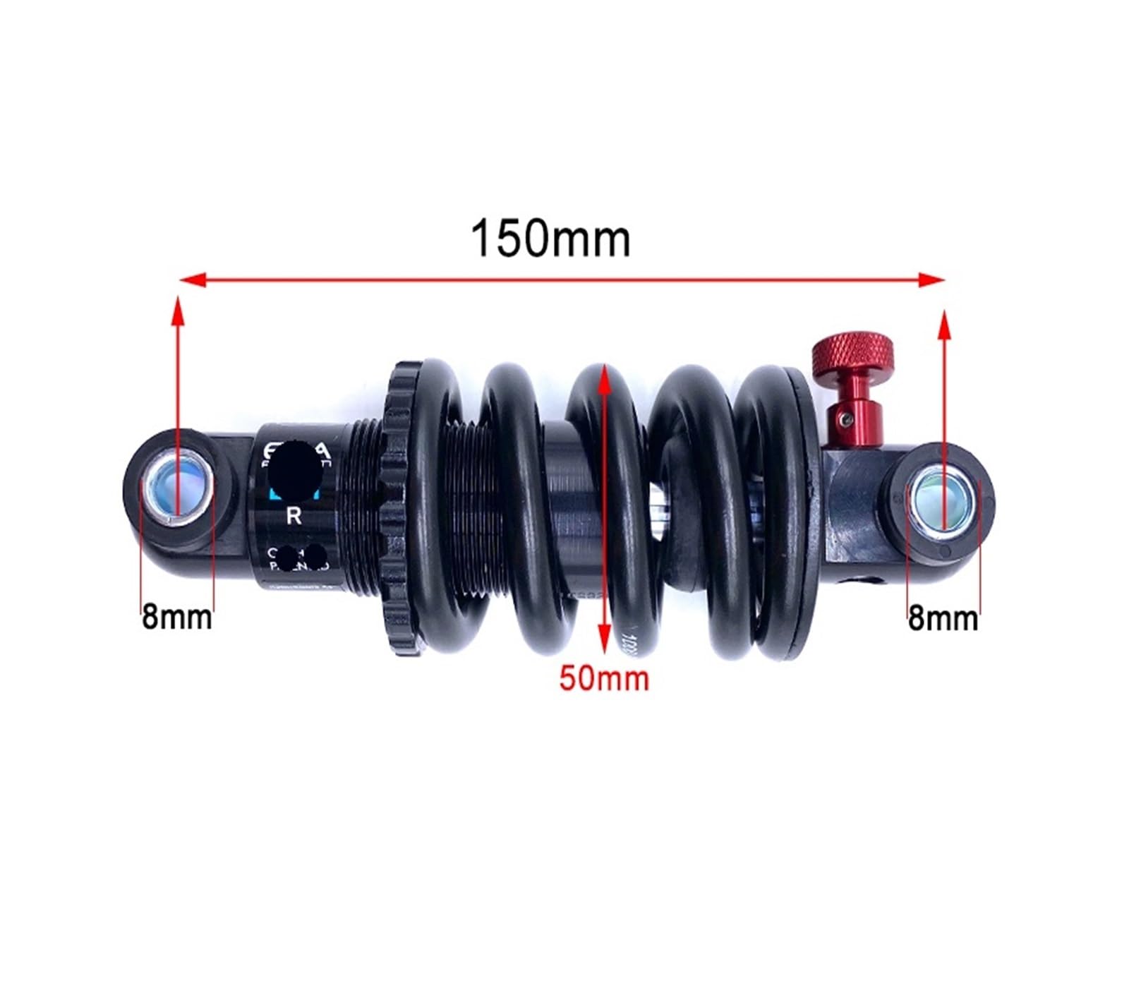 Suspension Amortisseur Moto Amortisseur De Suspension Arrière Réglable pour KS EXA Form 291R, 125, 150, 165mm, Pièces De Moto Et