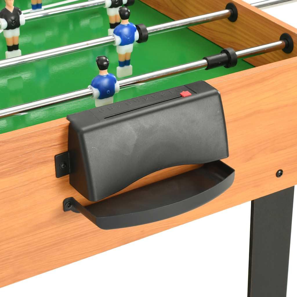 vidaXL Multi-Spieltisch, 15-in-1, 121 x 61 x 82 cm, Ahorn