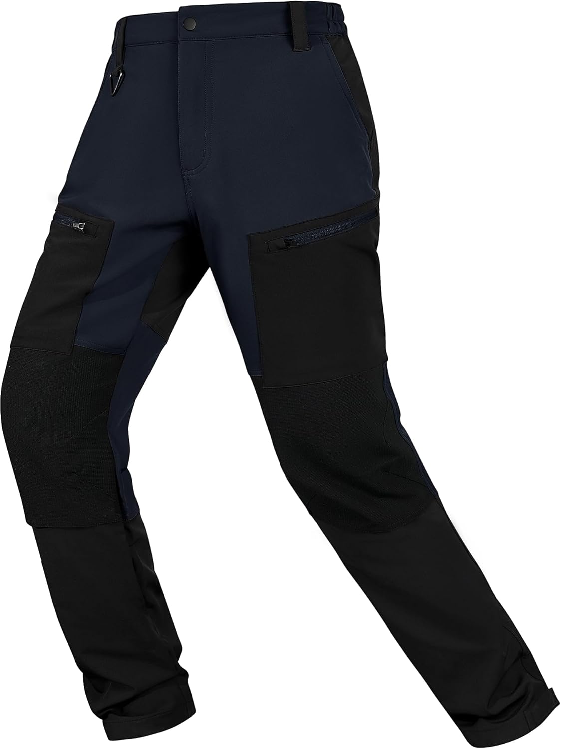 Men's Ripstop Tactical Pants, Water Resistant Hiking Cargo Pants, Lightweight Outdoor Work Construction Pants