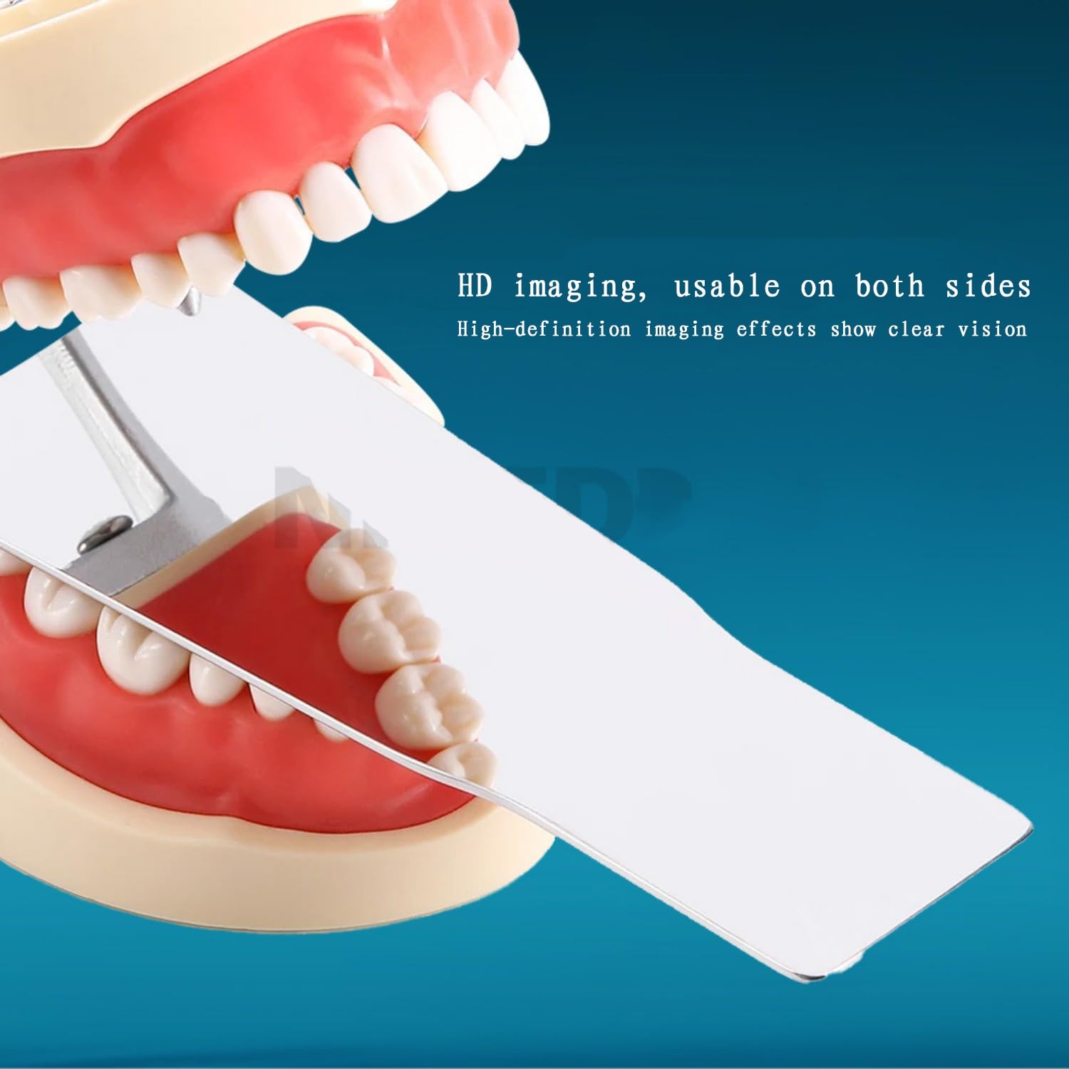 Specchi for fotografia dentale Specchi intraorali antiappannamento con impugnatura a LED, riflettore bifacciale Specchi ortodontici Kit for la cura dei denti
