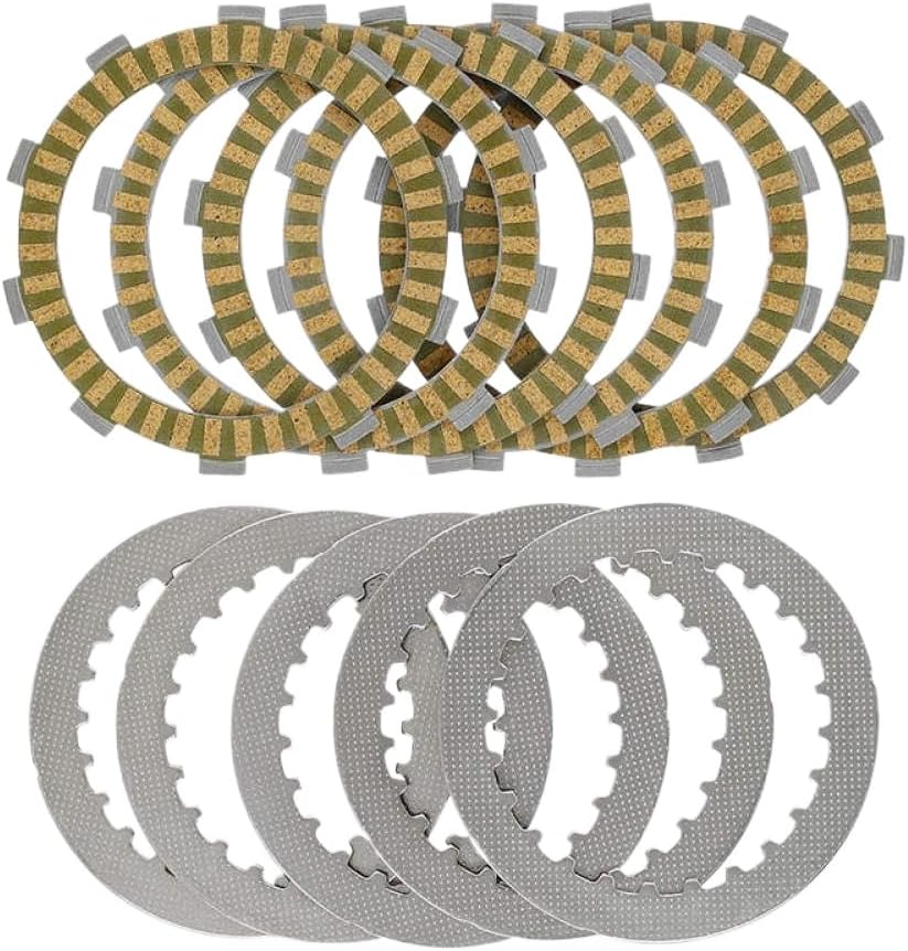 Clutch Friction Disc Plate Kit 1 Compatible With Automotive Motorcycle Parts NX 250 NX250 1989