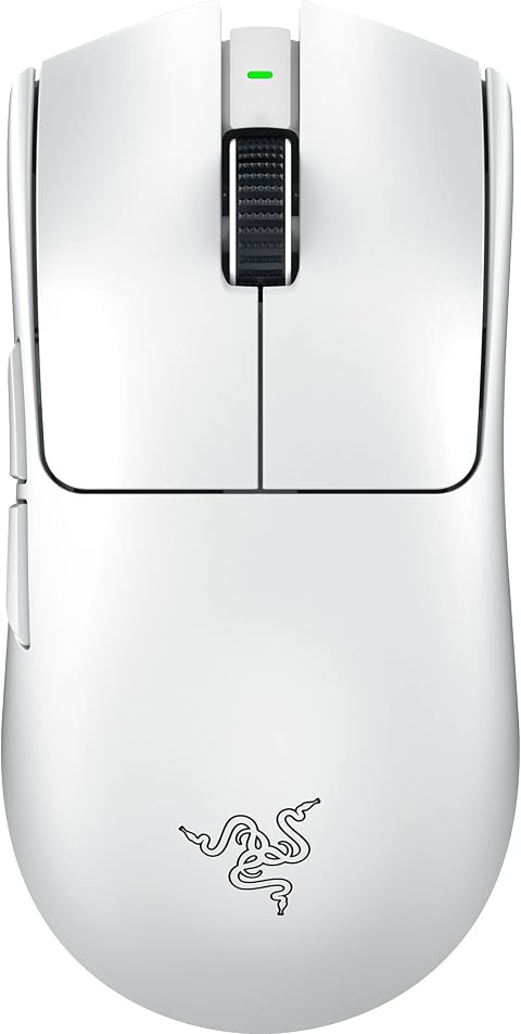 Razer Viper V3 Pro - Souris de Jeu Esports sans Fil ultralégère (8K Hz HyperPolling, Design léger 55g, capteur Focus Pro 35K DPI, HyperSpeed Wireless, 95 Heures d'autonomie) Blanc