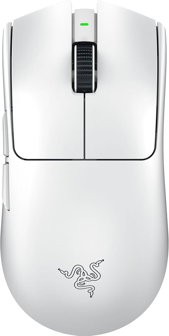 Razer Viper V3 Pro Wireless Esports Gaming Mouse: Symmetrical - 55g Lightweight - 8K Polling - 35K DPI Optical Sensor - Gen3 Optical Switches - 8 Programmable Buttons - 95 Hr Battery - White