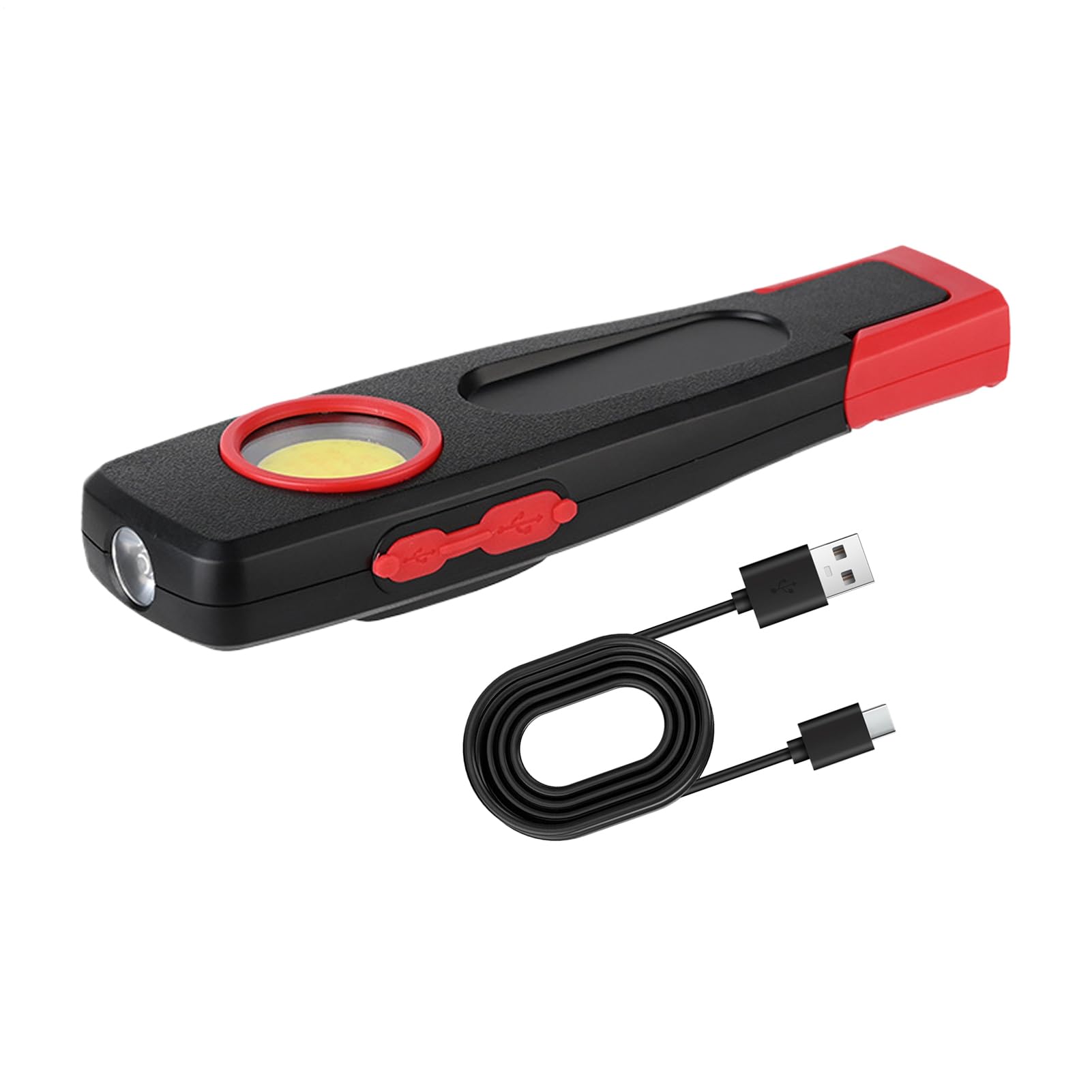 Lámpara de trabajo LED recargable portátil con imán para coche 8