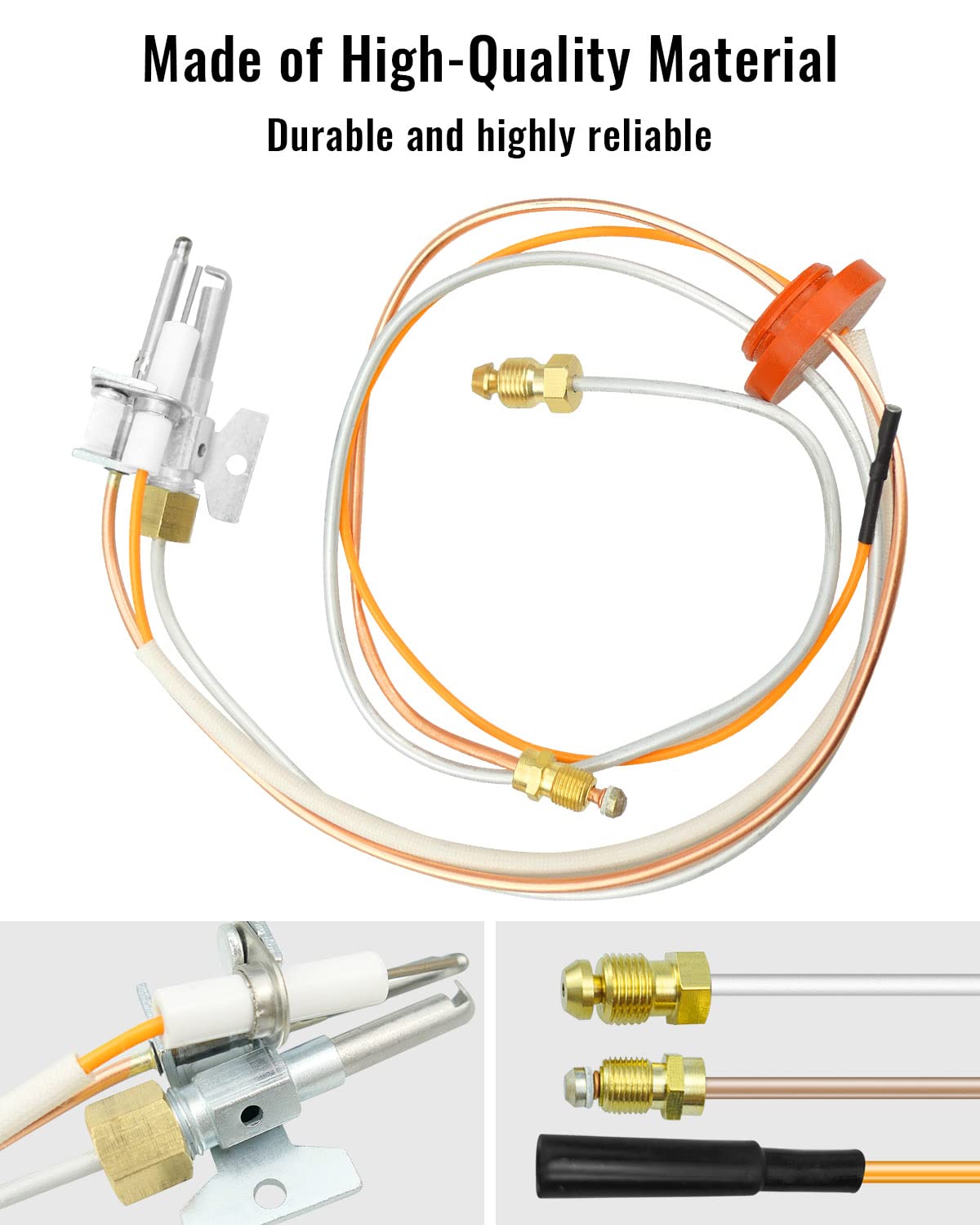 SP20075 Water Heater Pilot and Igniter Assembly Kit Fit for Rheem GE Smart  Natural Gas Water Heater Replace GG50T06AVH00 AS39845 22V40PF1 :  Amazon.co.uk: DIY u0026 Tools