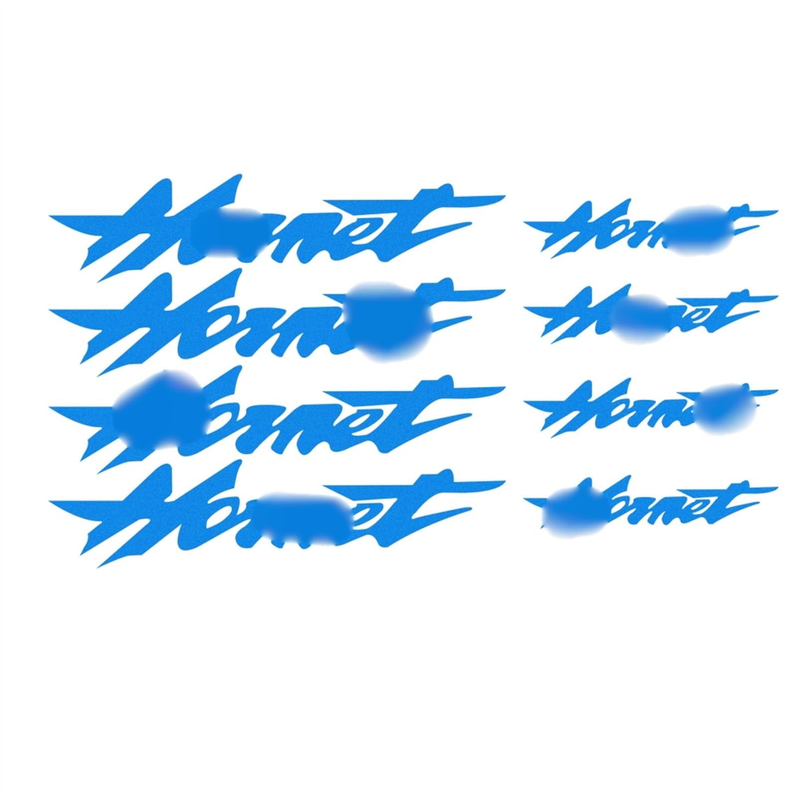 Frynuzb A3 Applique Motorcycle Wheel Stickers For H&Ornet 600 900 250 Reflective Decoration Rim Decals(,A)