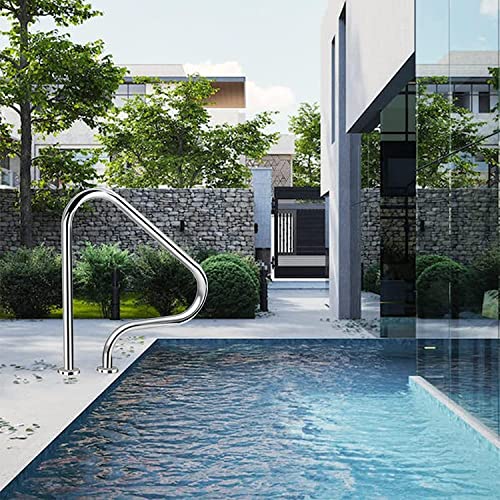 Barandal para Piscina Acero Inoxidable 31x31 pulg Fácil Montaje