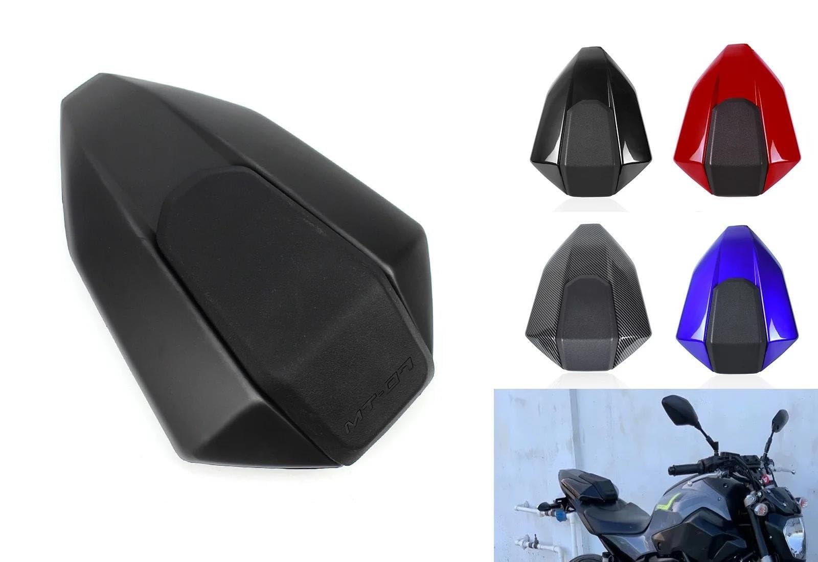 Cubierta De Asiento Trasero (colín) para Motocicleta para Yamaha MT-07 FZ-07 2014-2021 Pieza De Carenado para Asiento De Pasajero Trasero Carenado Trasero(Negro Mate)