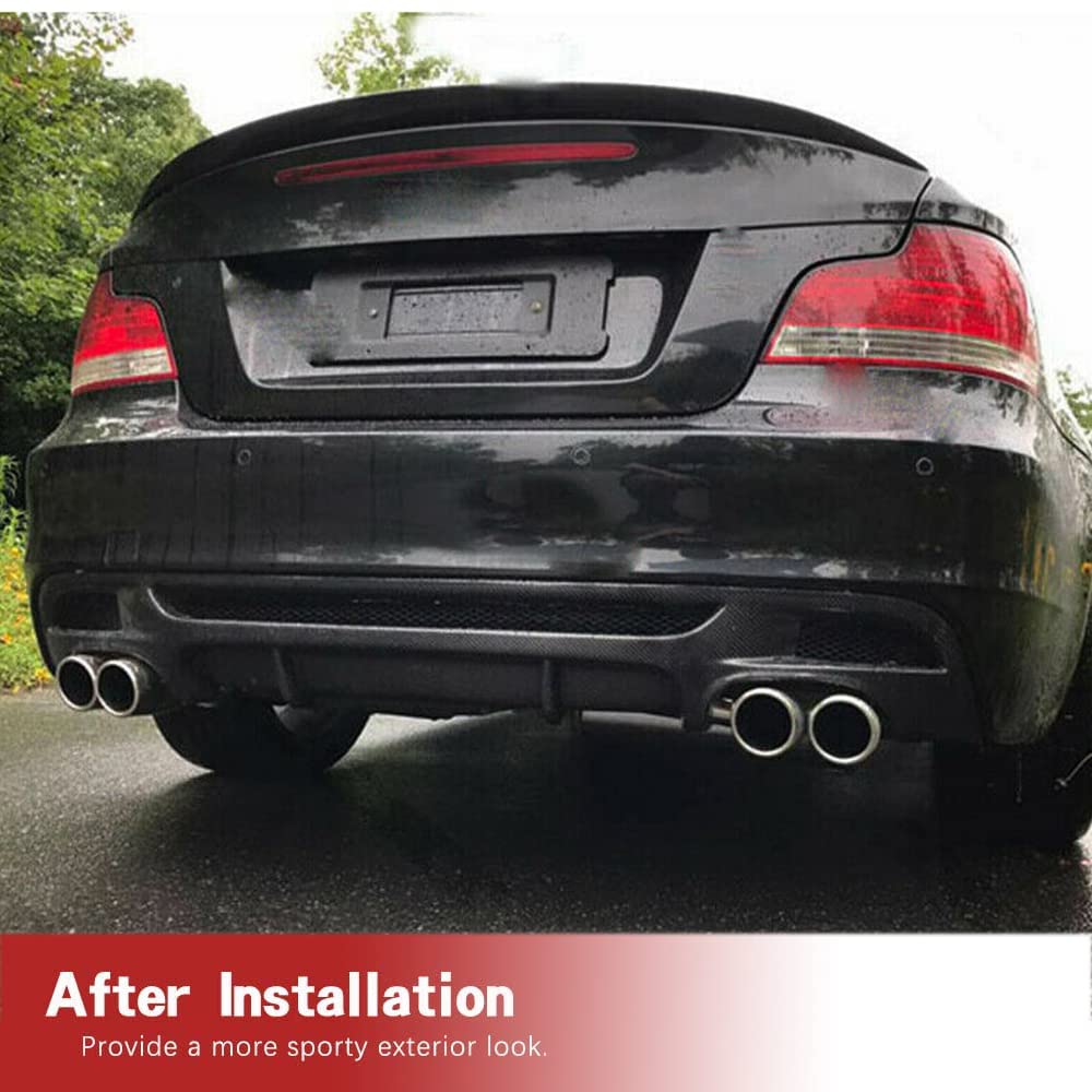 Amazon.com: Rear Diffuser for BMW 1 Series E82 E88 M Sport 118i