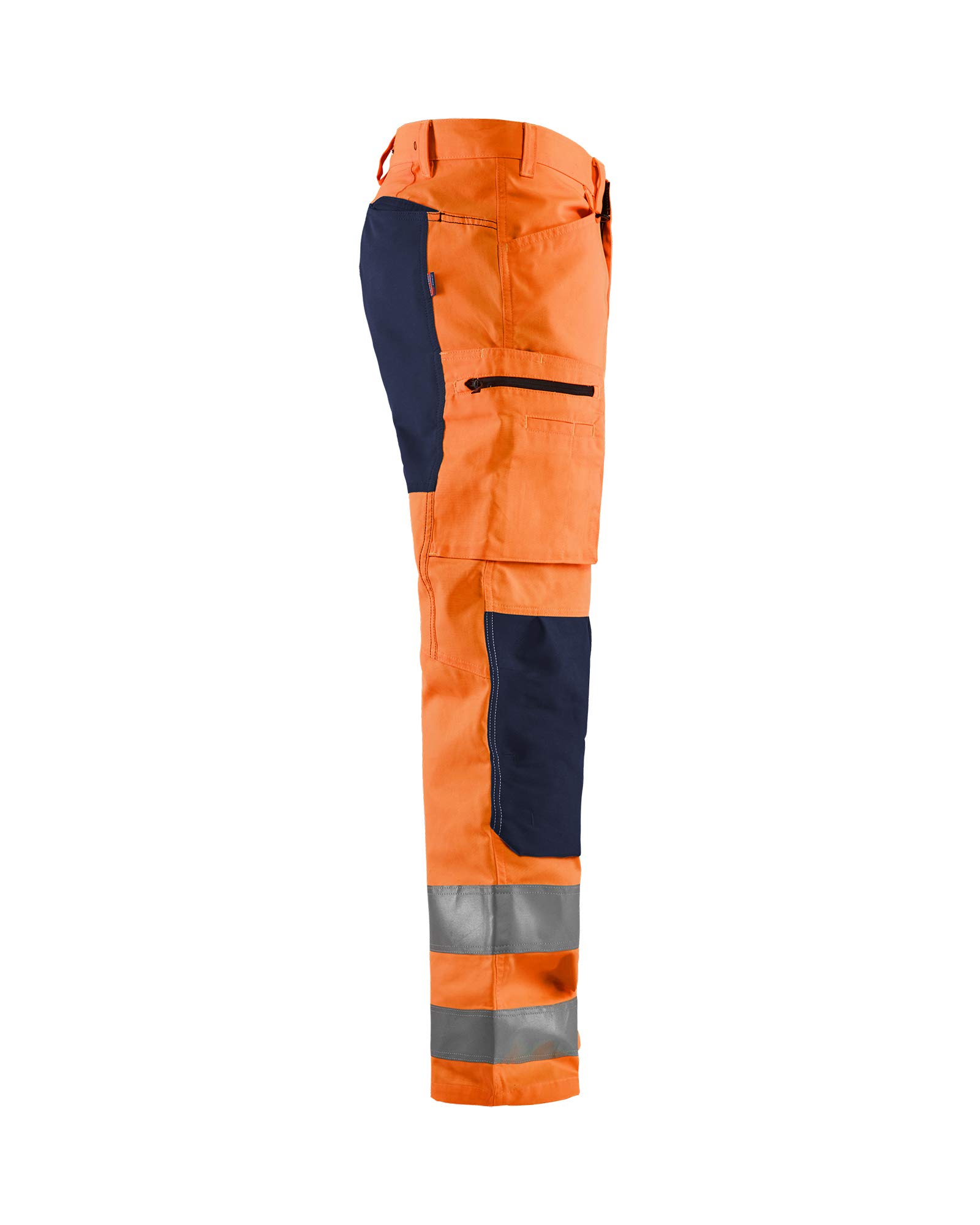 Blaklader 158518115389D112 spodnie robocze ze stretchem, High Vis Orange/granatowy, rozmiar D112
