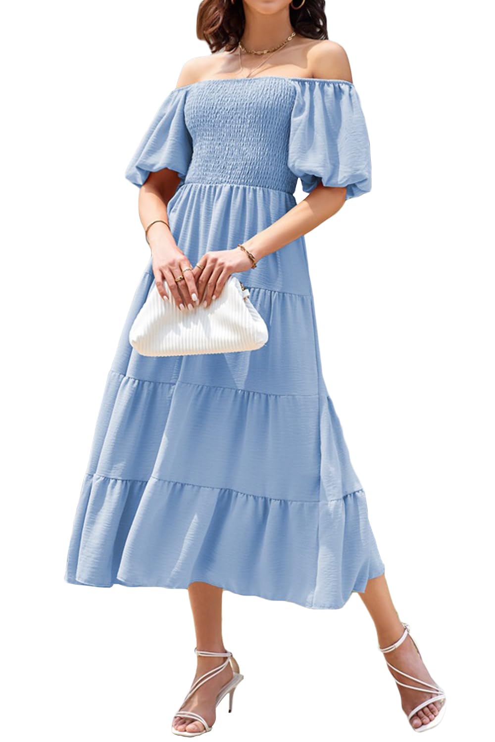 Vcindai Damen Sommer Kleider Ärmellos Sommerkleid Spaghettit