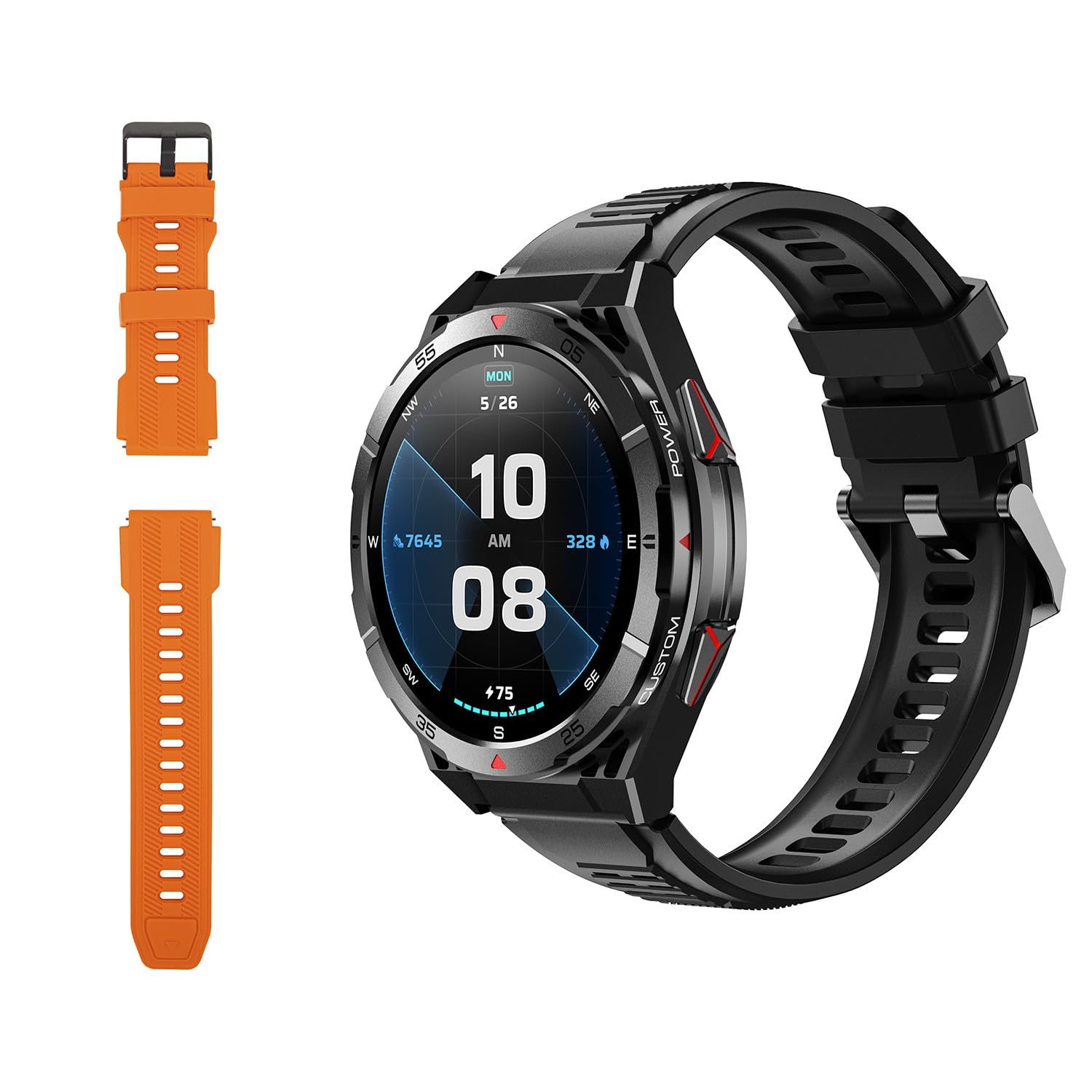 Blow X14 Pro – sportowy smartwatch z GPS, ekranem AMOLED o przekątnej 1,43 cala, baterią 490 mAh, certyfikatem IPX8, ponad 180 trybami sportowymi, czujnikiem tętna, monitorem snu i funkcją połączeń