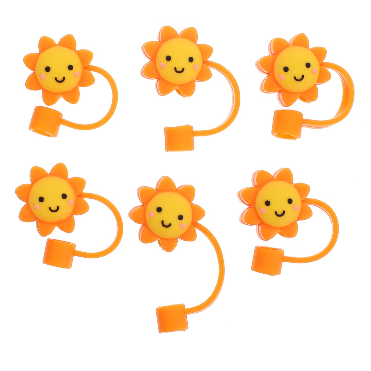 Bouchons pour Bubble Tea en forme de tournesol pour pique-nique