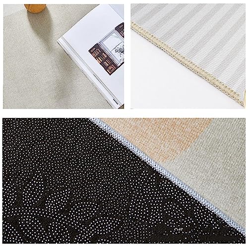 Tapis rond mandala bohème GueTTO H 160cm antidérapant - 7