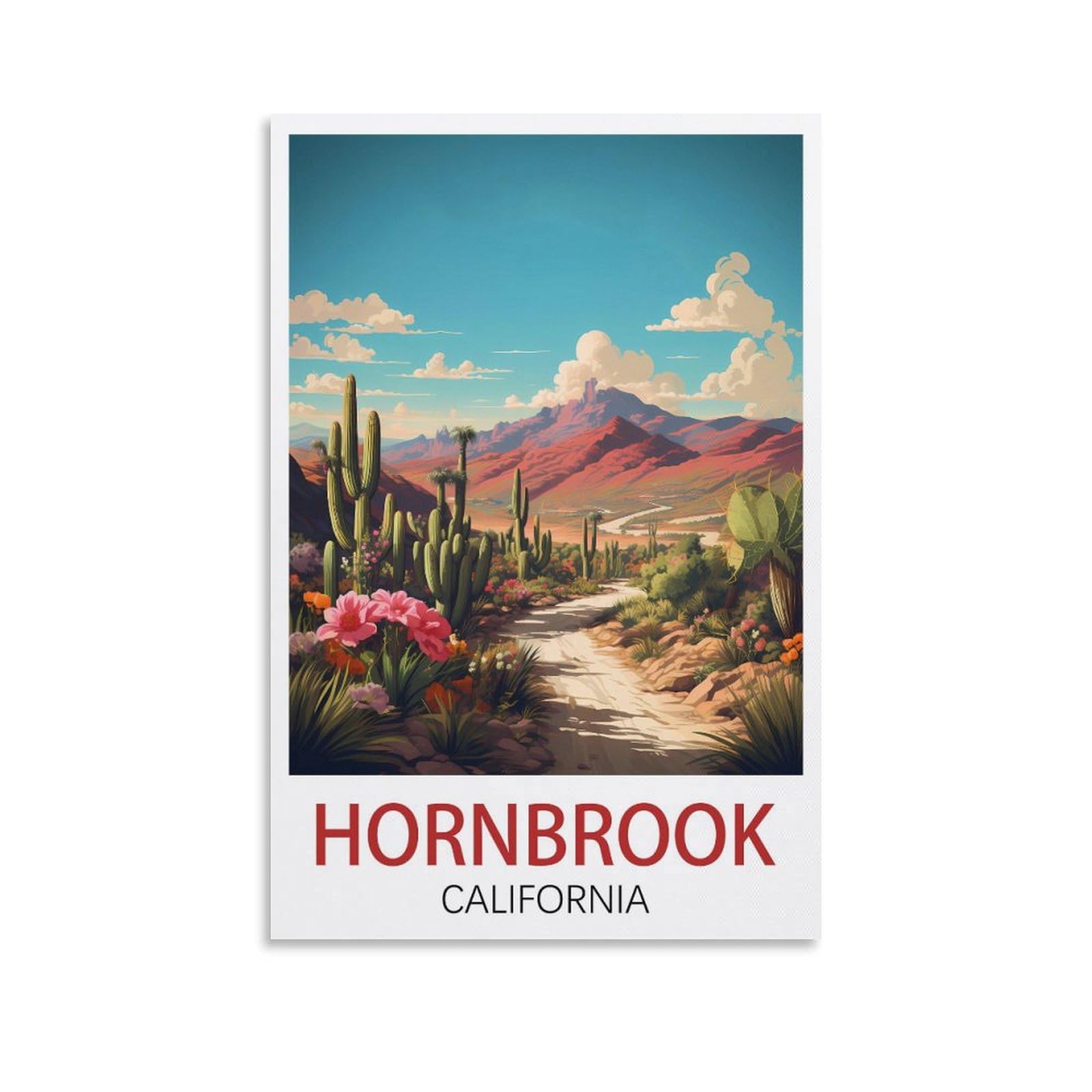EZMLFA Diamond Painting Kits for Adults,Hornbrook California 5D Diamond Painting Kit for Adults Beginners, DIY Full Round Drill Gem Art Kits for Home 30x40cm