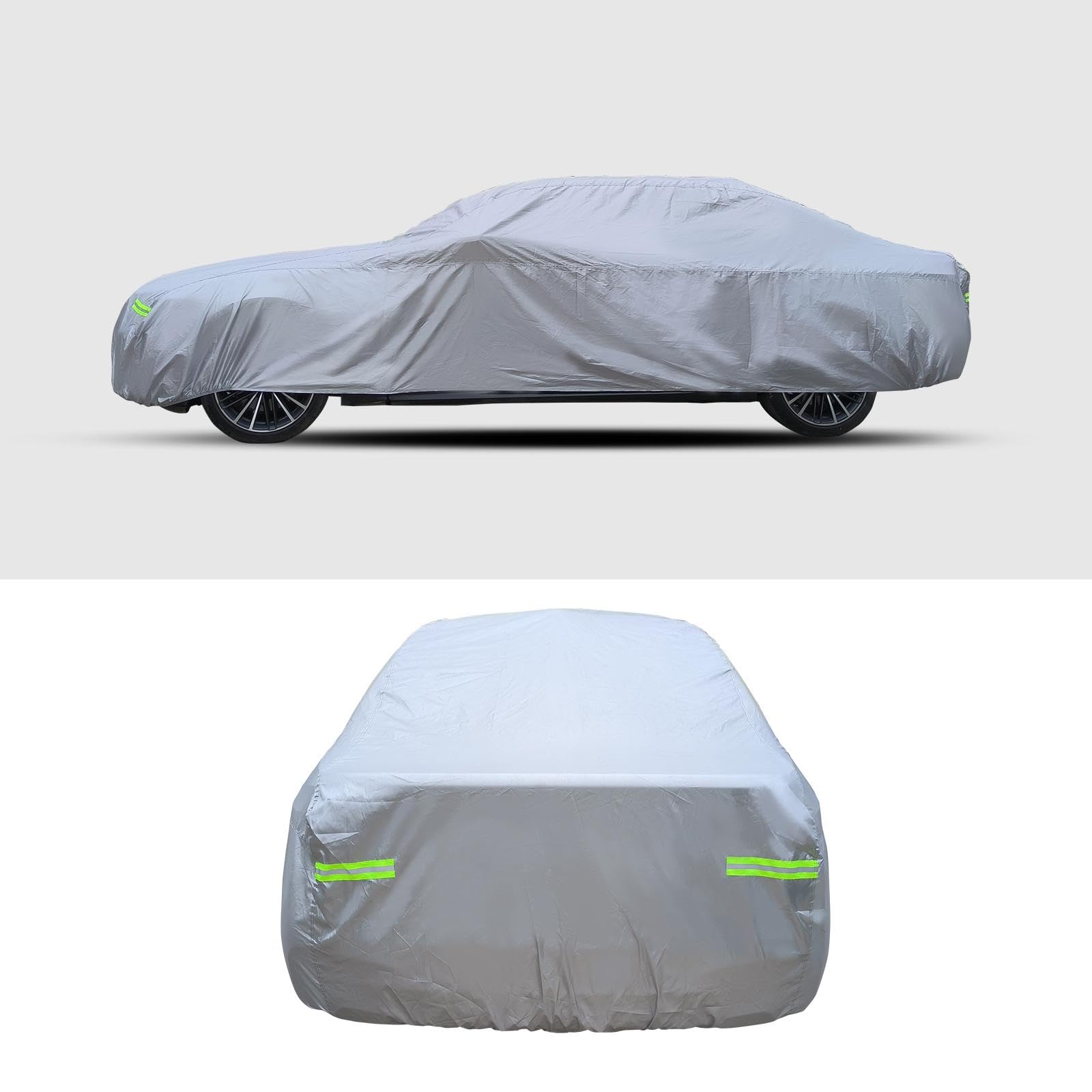 ZONEEAKO Universal Car Cover - All Weather - Fits Sedan Length 190-200 — view 3