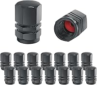 Vista 10 de 16 PIEZAS Tapas de Vástago de Válvula de Neumático de Auto, Tapas/Cubiertas de Válvula de Neumático de Rueda de Auto Impermeables y Herméticas