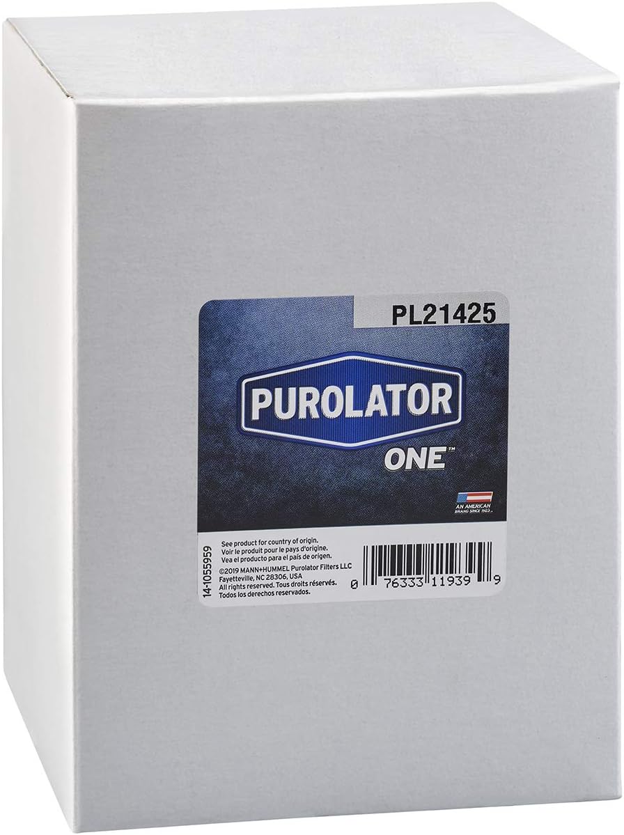 Purolator PL21425 PurolatorONE Advanced Engine Protection Cartridge Oil Filter Compatible With 2013-2019 Audi A8 Quattro, 2013-2018 Audi S6, 2013-2018 Audi S7, 2014-2018 Audi RS7 and 2013-2018 Audi S8