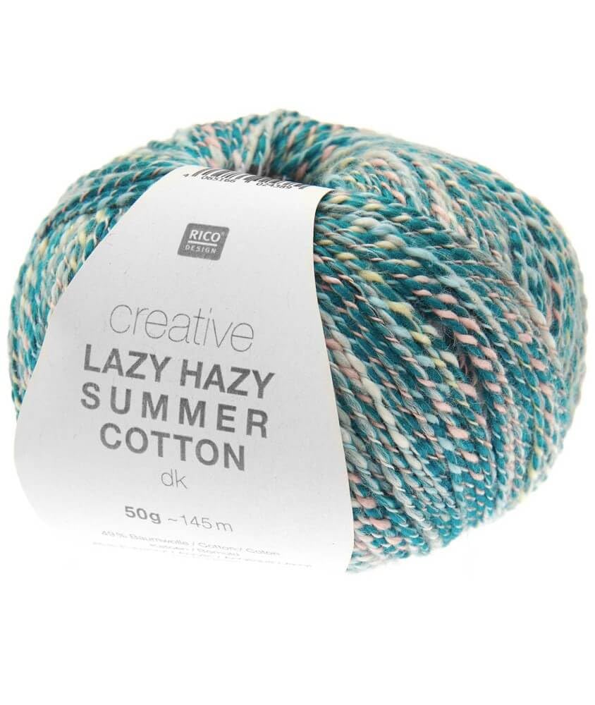 Rico Creative Lazy Hazy Summer Cotton DK 024 Aqua : Amazon.co.uk