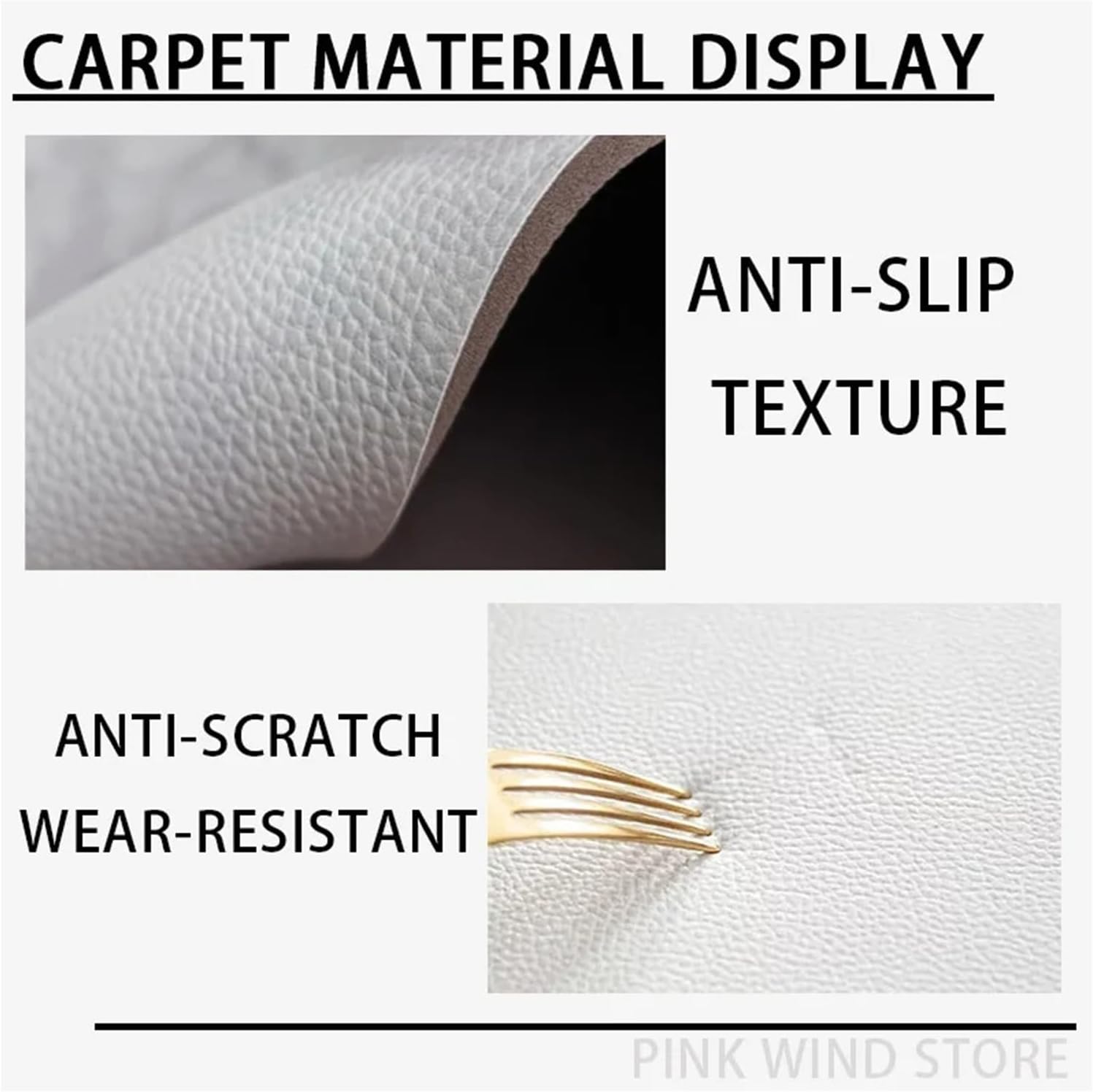 L-Shaped Corner Kitchen Carpet Cartoon Minimalist PVC Floor Mat Fish Pattern Waterproof Oil-Proof Rug Non-Slip Easy-Care Mats(White,200x200x80cm)