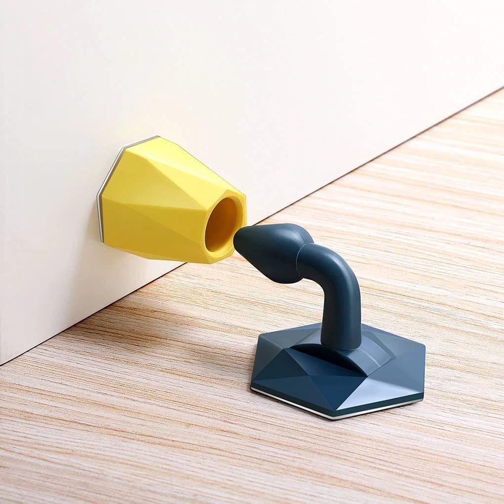 Topes para Puertas de Acero Inoxidable。 Tope de Puerta anticolisión, Almohadilla Protectora autoadhesiva Silicona ABS(A)