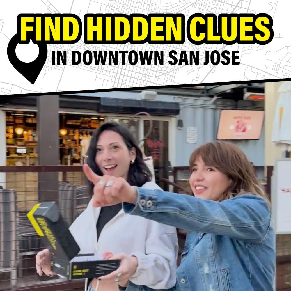 Escapely Outdoor Escape Room - Downtown San Jose I Escape the City I Multi-Player Mystery Hunt I Interactive Puzzle Game for Your City