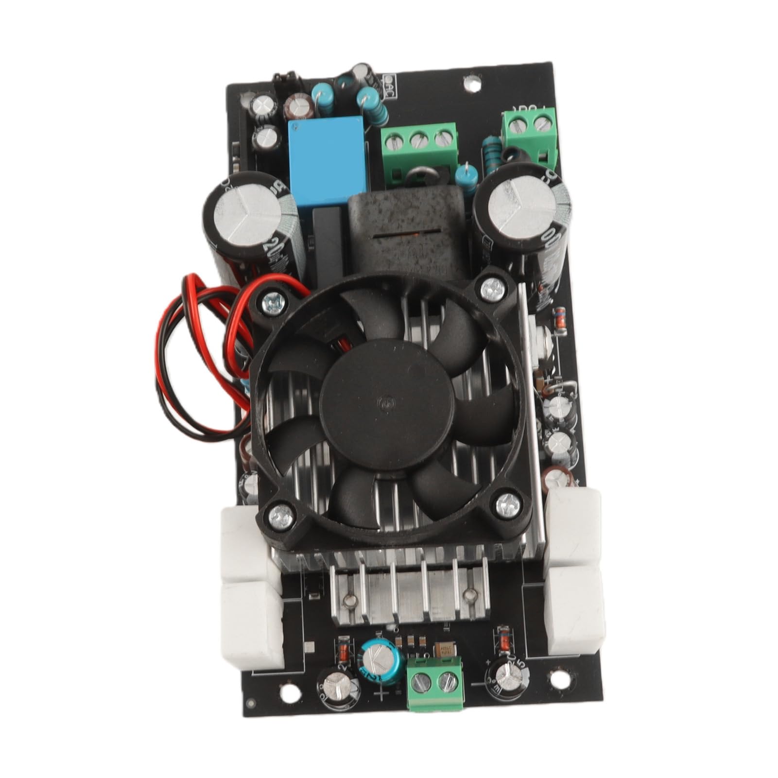 Annadue Scheda Amplificatore Digitale 1000W IRS2092S Chip HiFi Classe D Scheda Amplificatore di Potenza Full Range con Ventola di Raffreddamento
