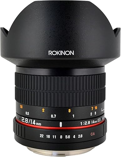 Lente ultra de gran angular Rokinon – 14 mm F2.8