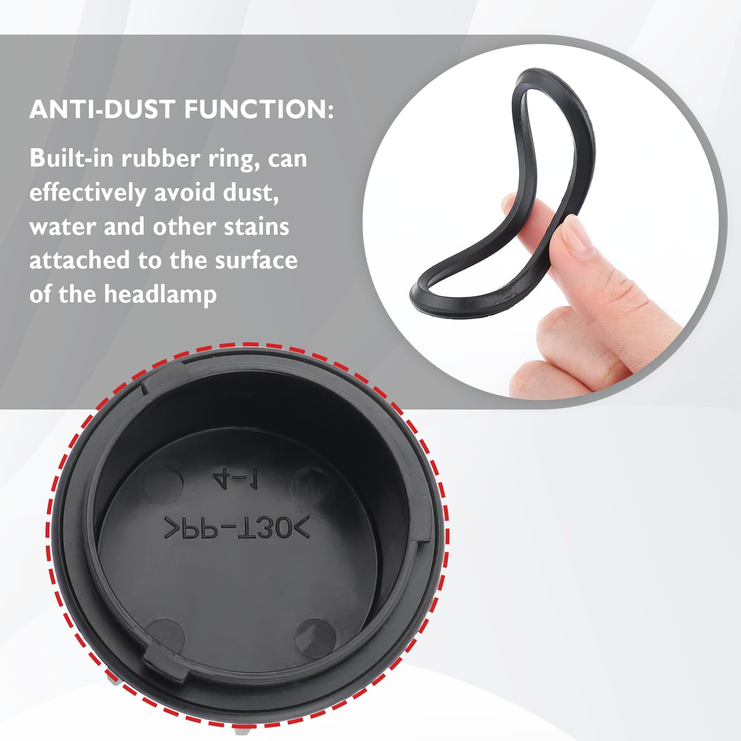 Capuchon Anti-poussière Pour Phare – 2 Pièces De Rechange Compatibles Kia Sportage, Sedona, Sorento Et Autres Modèles Hyundai/Kia