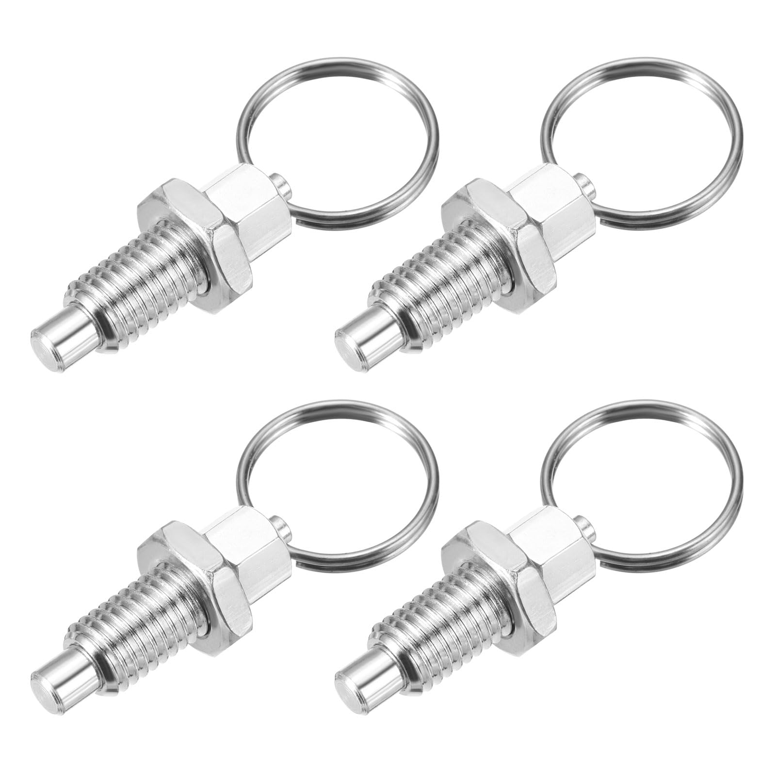 PATIKIL 4 Pcs Spring Plunger with Pull Ring