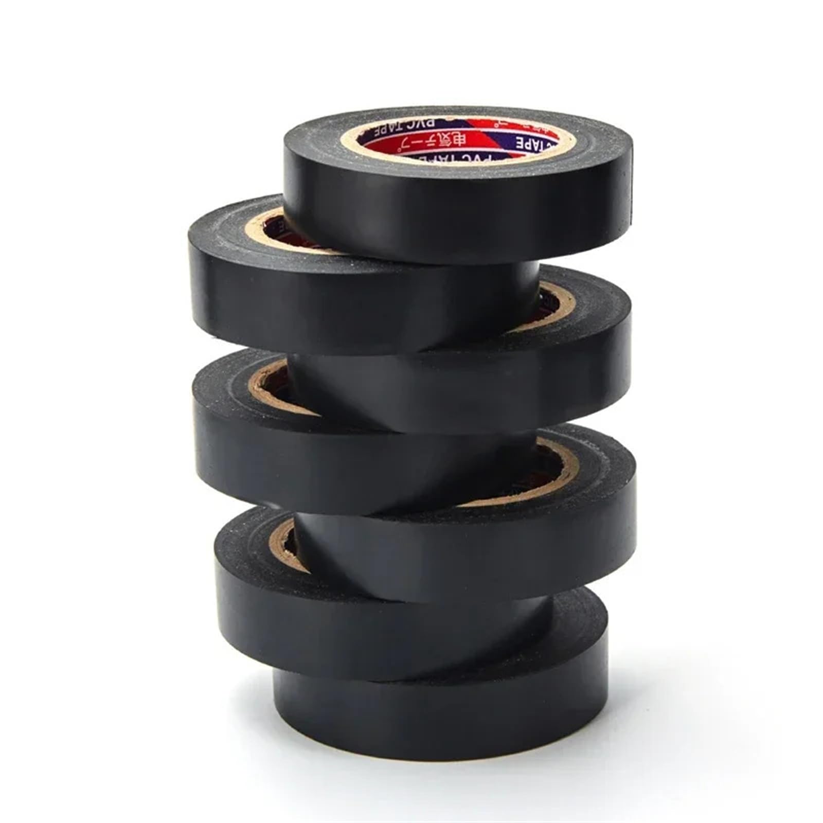 Nastro isolante elettrico in PVC multicolore da 6 rotoli | 6 codici colore, PVC ignifugo, resistente all'umidità, adatto alla riparazione di cablaggi domestici e industriali(Green)