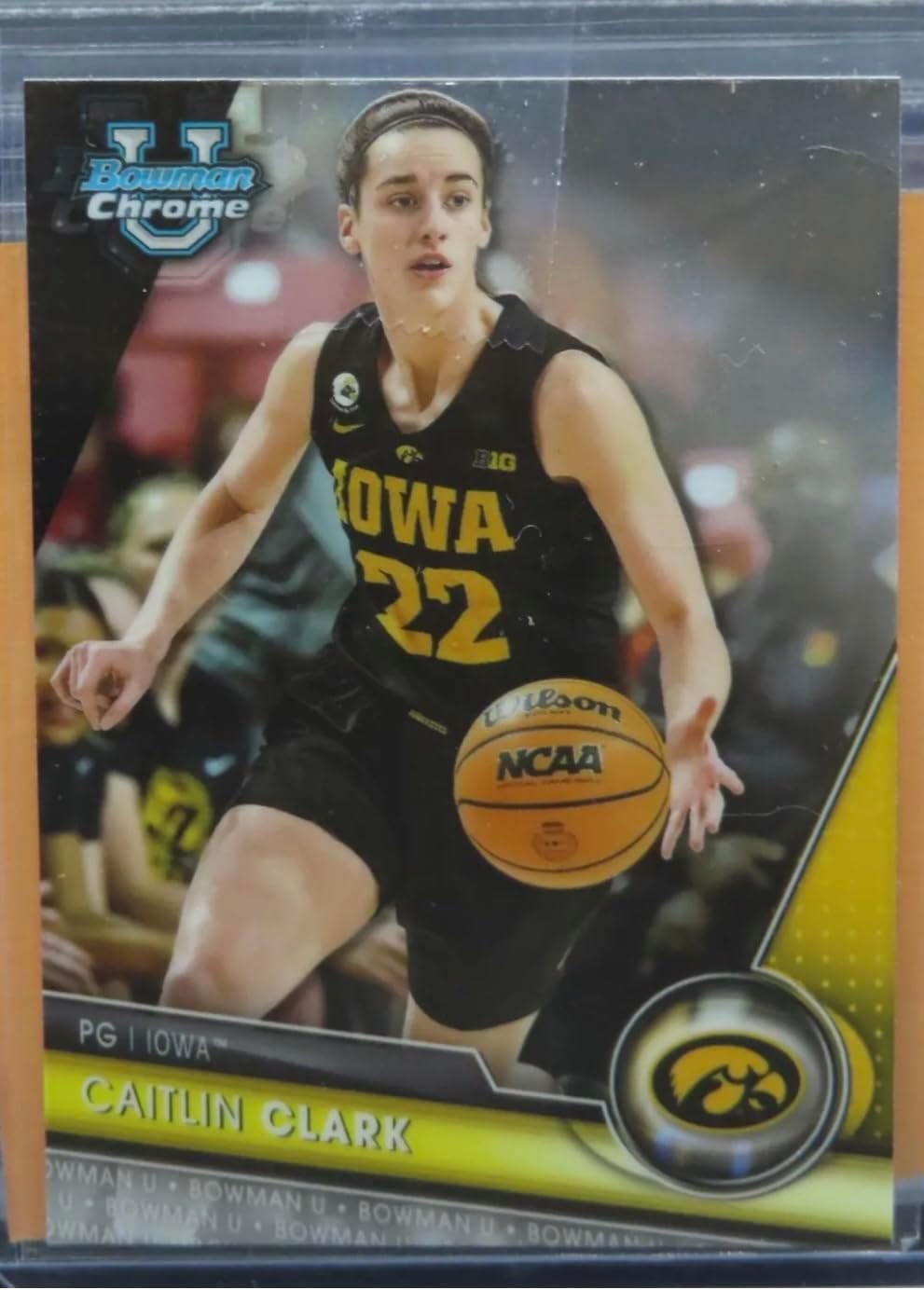 2024 Bowman Chrome University Prospect Caitlin Clark #34 Rookie card