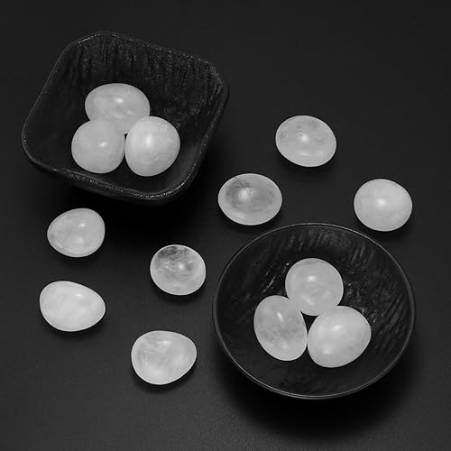 Miniatura 5 de Piedras de cristal de cuarzo, piedras pulidas y rocas, cristales curativos naturales para equilibrio de chakras, meditación, decoración espiritual,