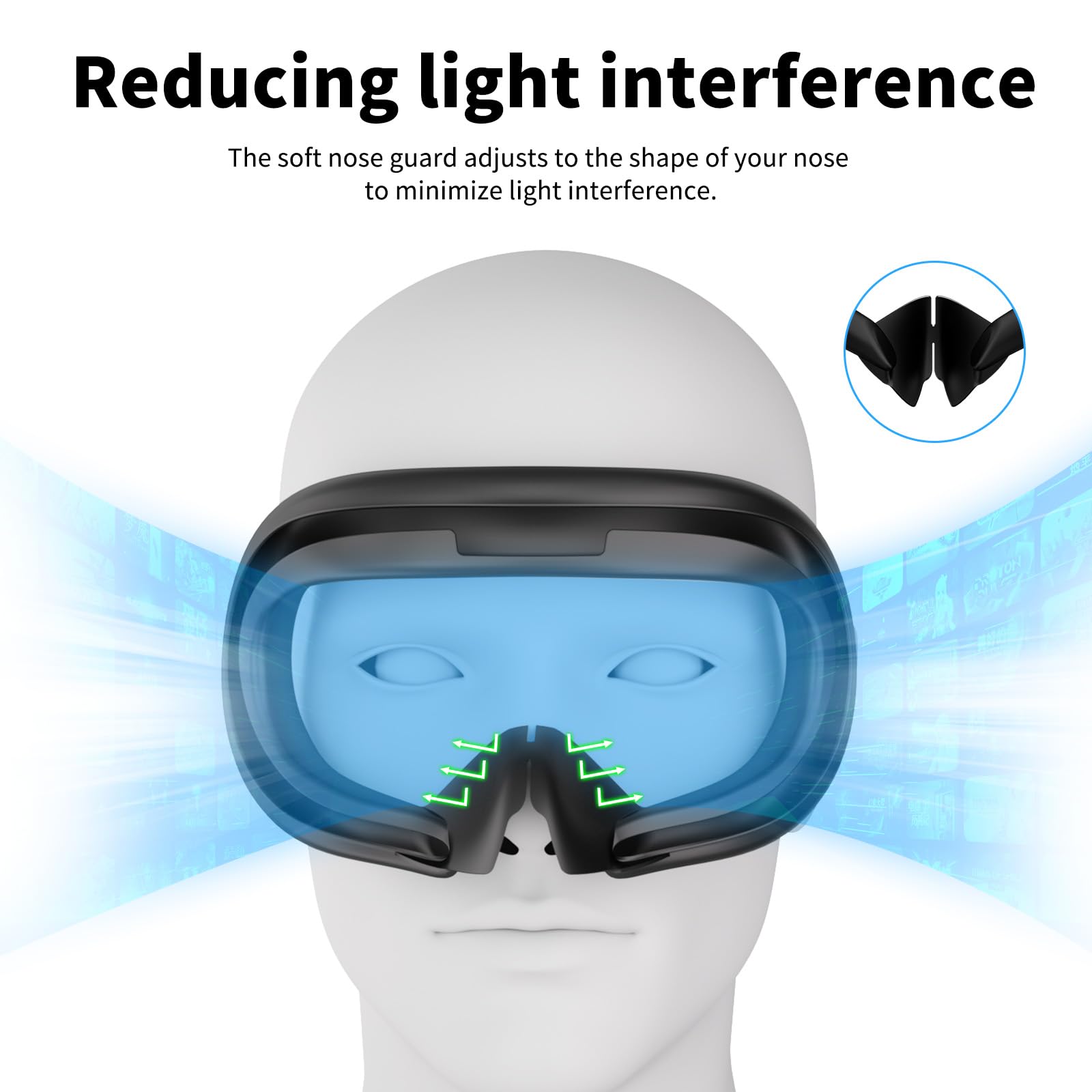 Amazon | Quest 3用フェイスカバー やわらかいカバー 防汚、防汗、光