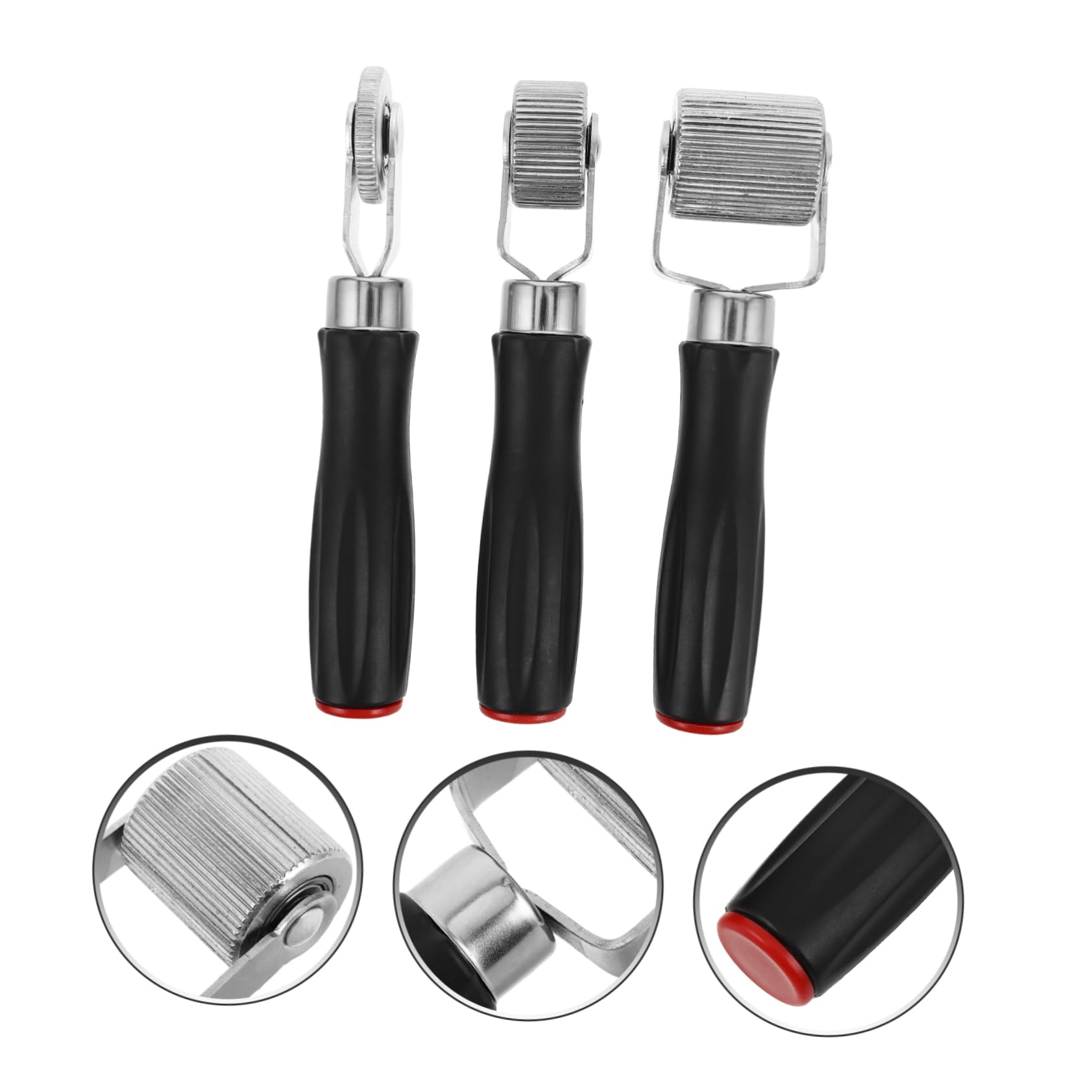 OUNONA Strumento Per Riparazione Pneumatici Auto Con Rullo Applicatore 3 Pezzi in Metallo, Kit Multifunzione Compatto Per Atv, Camion e Biciclette, Manutenzione Rapida e Portatile Degli Pneumatici