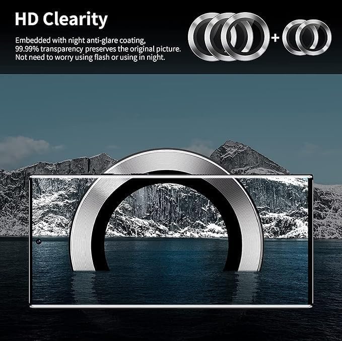 Image of UV Tempered Glass Screen Protector Compatible for Motorola G96 | Front And Back Screen Guard With camera lens protector (Combo)