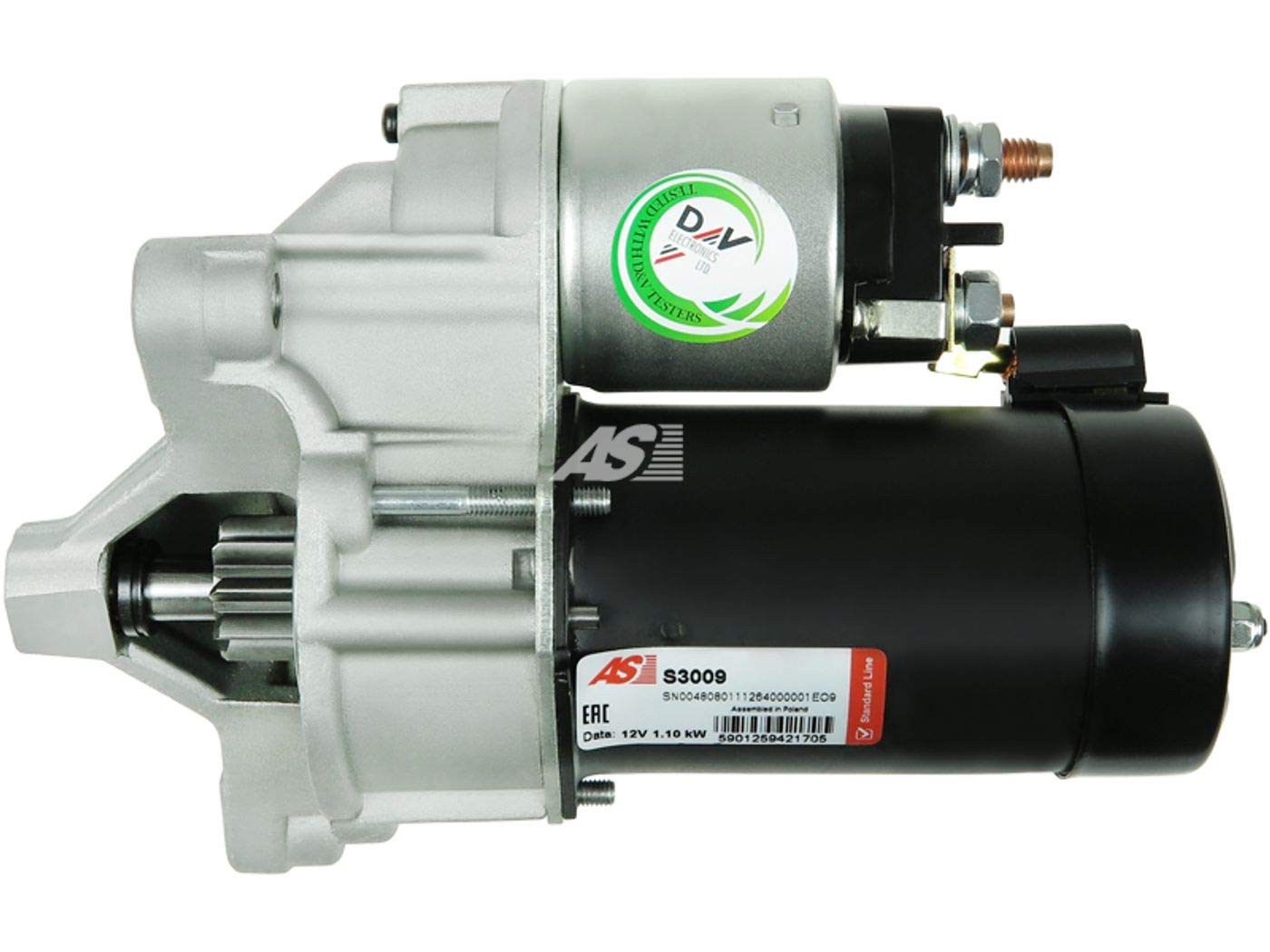 AS-PL S3009 Starter Moteur/Démarreur