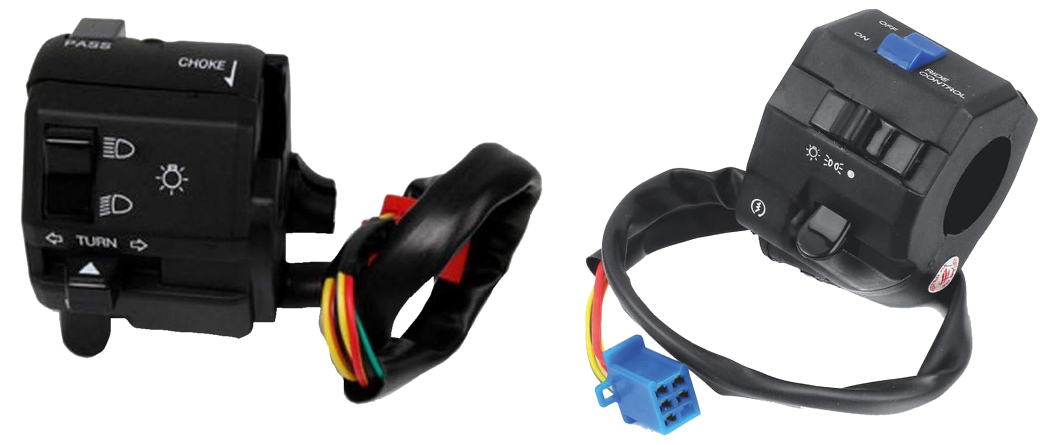 Uno Minda SW-0671 HANDLE BAR SWITCH- LEFT SIDE - KICK START & Uno Minda SW-0672AF Handle BAR Switch- Right Side (SELF Start) for-Bajaj-XC/C-100 N/M/Discover 100/100M 4G/102/125 Set of 2-picture-19