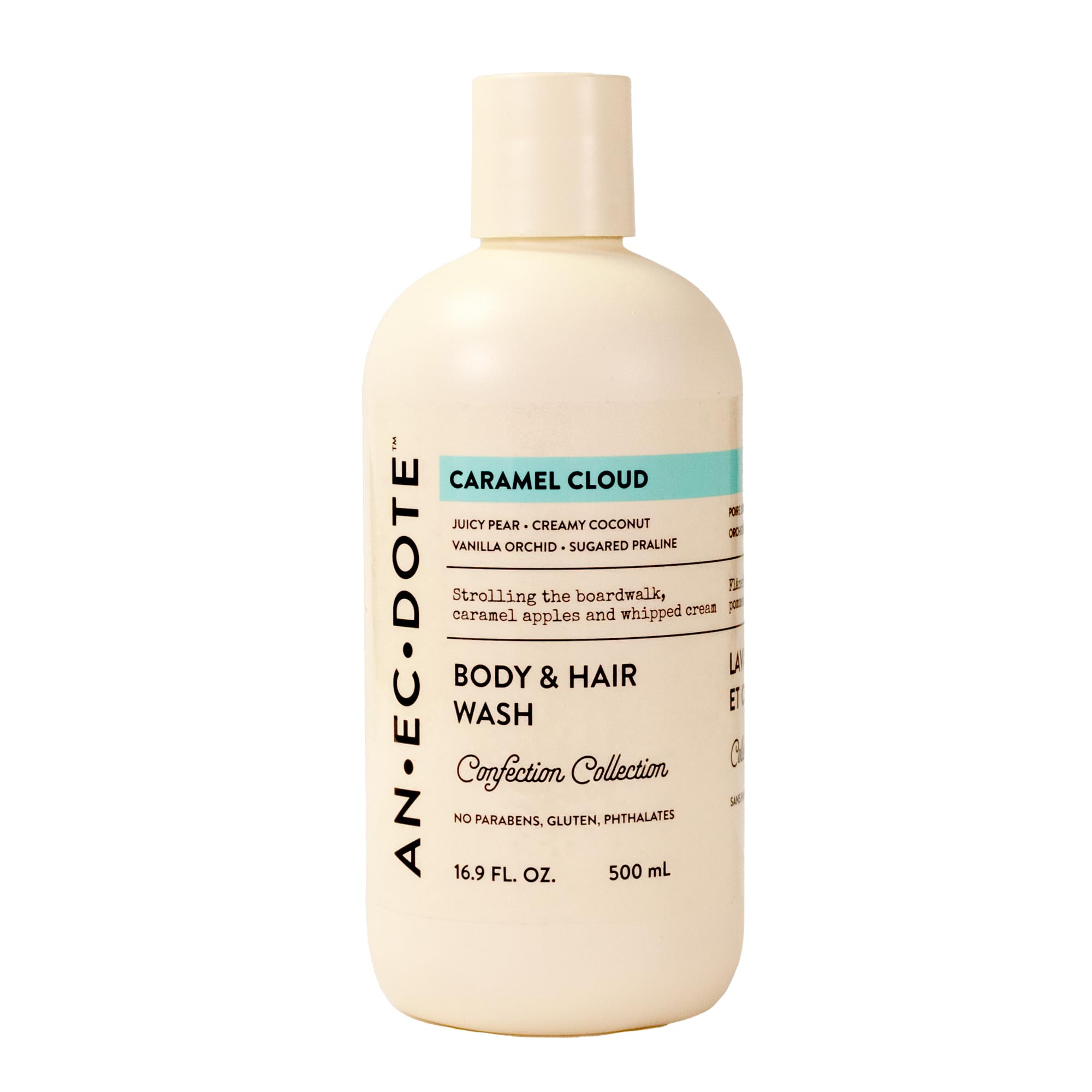 PB ParfumsBelcam Anecdote Caramel Cloud Body and Hair Wash, 16.9 FL OZ