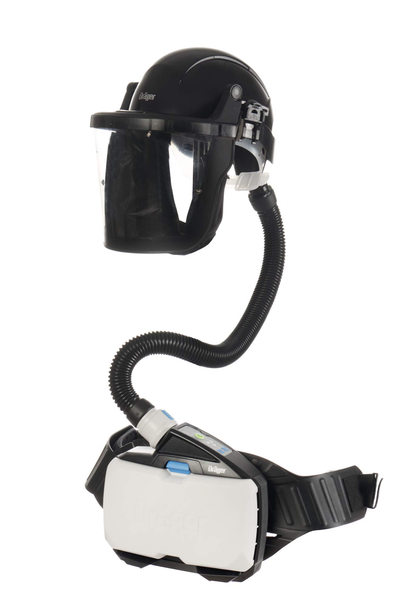 Dräger Xplore 8500 Powered AirPurifying Respirator PAPR Kit with Robust Visor Helmet for Tough