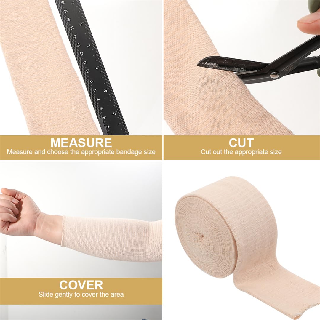 Tubular Support Bandage 2.5’’ x 5.5 yd Size B Elastic Stockinette Tubing Reusable Compression Support Bandages Roll Tube Sleeve for Arm Ankle — Amazon image 4