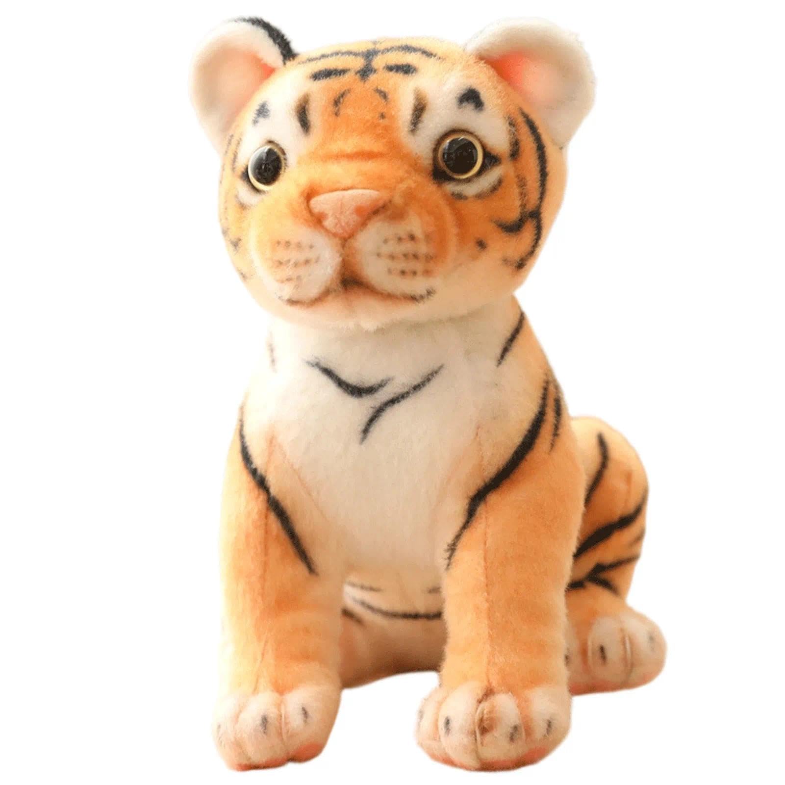 Tiger Plush Toy, Realistic Cub Stuffed Animal, Cute Lifelike Tigers